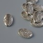 Bead Insert Findings, diameter 10×15×3 mm, ± packaging 12 pcs, ± 20 g