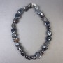 Agate Teardrop Beads 15–19×14 mm on thread