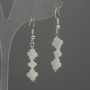 Earrings Perlamurt Shamrock 6mm+-, length 43mm+-