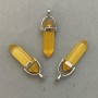 Cat's Eye Pendant, Hexagonal Crystal Sphere, 8x31x41 mm+
