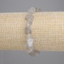 Labradorite chip bracelet, 9–12×4–6 mm, length 18 cm, stretch