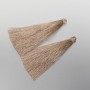 Craft brush 'Cappuccino', length 7 cm, diameter 7 mm, pair